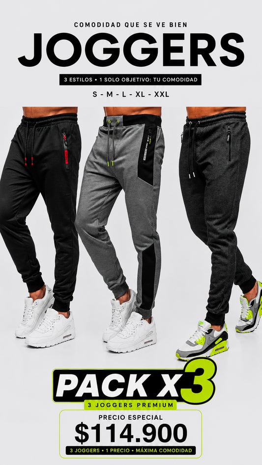 Combo x 3 Jogger